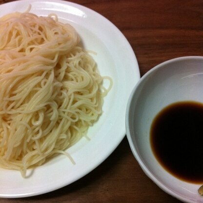 ルクエで素麺もできるんですね。美味しくいただきました